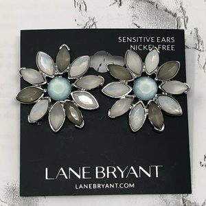 NWT Lane Bryant Flower Earrings